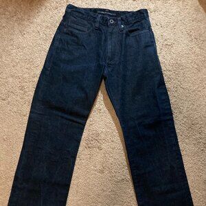 Sean John jeans, 30 x 30, indigo blue with purple stitching (circa 2010)